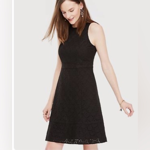 Ann Taylor Dresses & Skirts - Ann Taylor Black Lace A-line Dress